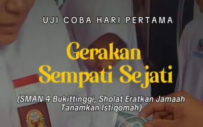 SMAN 4 Bukittinggi Luncurkan Uji Coba Program