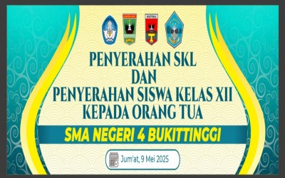 Penyerahan SKL dan Penyerahan Siswa Kelas XII Kepada Orang Tua